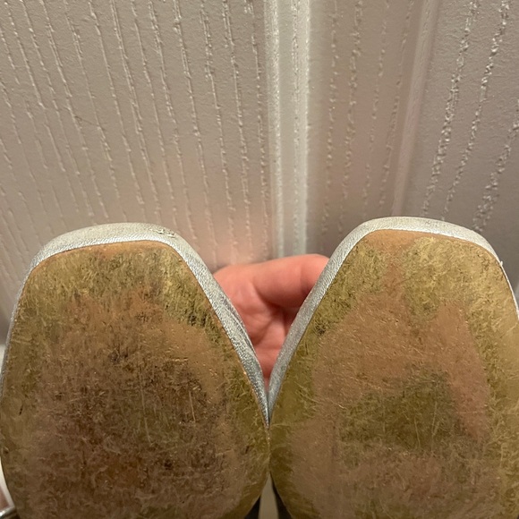 Sam Edelman Silver Mary Jane Flats 5.5 - Picture 7 of 7